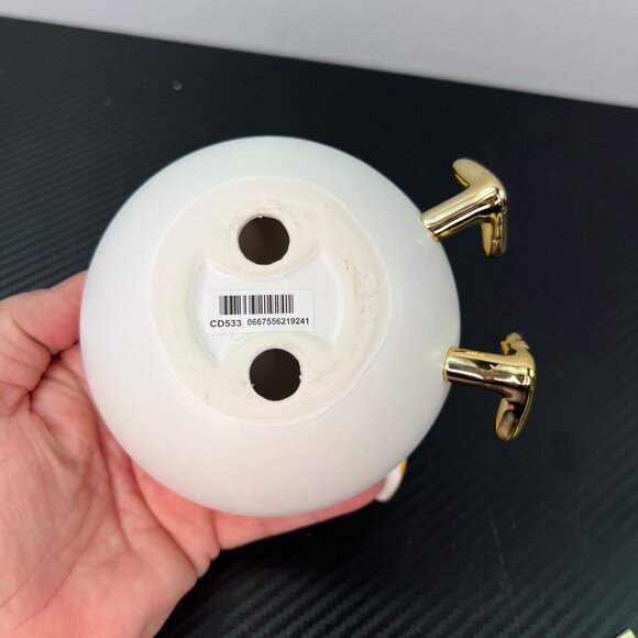 NEW Bath & Body Works Easter Chick Single Wick Candle Holder Yellow Gold White - Picture 6 of 9